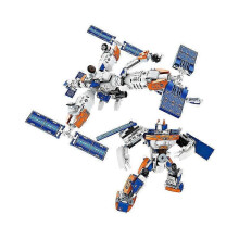 (As show, One size) Skylanders Transformer Mech Building Blocks toy