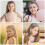 Glitter Headbands for Girls Thin Non-Slip 4-Pack 7