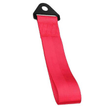 Trailer Rope Car Towing Hook Durable Vibration Reduction For Car Truck Off-Road Vehicle Red 1Set