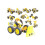(As show, One size) 2023 STEM Building Blocks - Preschool Learning Kit for Future Engineers 1