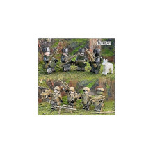 (As show, One size) New version 8061 Special Forces Children's Assembly Block Toy Weapon Equipment Box Accessories