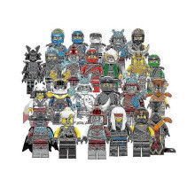 (As show, One size) Set Of 24 Pcs Ninjago Mini Figures Kai Jay Sensei Wu Master Building Blocks Toys