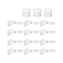 Kit di 30 serrature magnetiche per armadietti, cassetti e credenze, a prova di bambino.