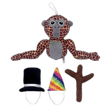Peluche Gorilla Tag colorée, pcy