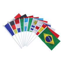 32pcs Hand Held Small National Flag On Stick International World Country Stick Flags Banners