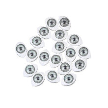 20 stuks plastic veiligheidsoogjes voor poppen, dierenspeelgoed, handpoppen en knutselaccessoires.