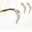 Silicone Ear Hooks for Sunglasses Eyeglasses White 2