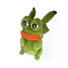Peluche grenouille moche de 23 cm, dinosaure en coton, yeux tristes et idiots, cadeau idéal pour les
