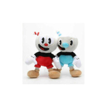 2 Stück 10" "Game Head Mugman Me Bro" Plüschtier Kindergeschenk