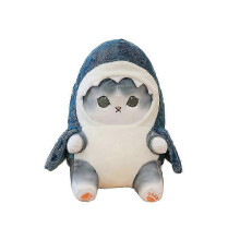 Shark Cat Plushies Plush Toy Stuffed Animals Doll Kids Gifts _a
