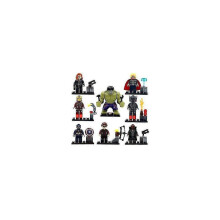 8 st Avengers Hulk minifigurer byggklossar leksaker .-1a