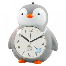 Kinderwekker met schattige pinguïn en nachtlampje, ideaal als dutjeswekker, perfect als cadeau voor