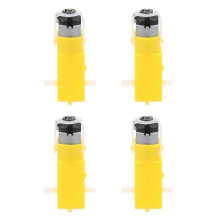 4 stuks TT-motor tandwieloverbrenging, dubbele as, elektrische aandrijving, DC 312V voor doe-het-zelf