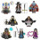 8 mini figurines One Piece : Blocs de construction anime pour enfants 1