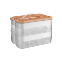 Boîte de rangement pour jouets de construction avec couvercles, en plastique, en forme de brique, pour