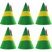 Chapeau de lutin de Noël Buddy le chapeau de lutin, accessoires de costume de lutin, chapeaux de Noël