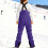 Women's insulated ski bib overalls waterproof windproof 5