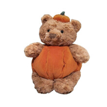 Knuffelbeer, zacht en aaibaar, klein speelgoed voor peuters, schattig Halloween-dier met afneembaar