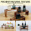 Pine Wood Display Risers Rectangular Stackable 3 pcs 5