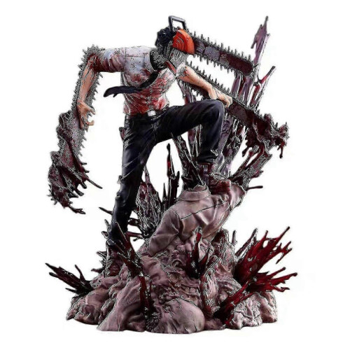 Figurine articulée Denji de Chainsaw Man en PVC - Modèle de 33,8 cm