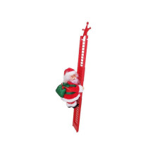 Christmas Electric Climbing Santa Claus Climbing Ladder Xmas Tree Decor Style 1