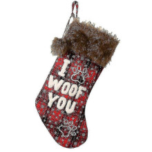 Christmas Stockings, Xmas Stockings, Plush Christmas Socks Christmas Fireplace Hanging Stockings For