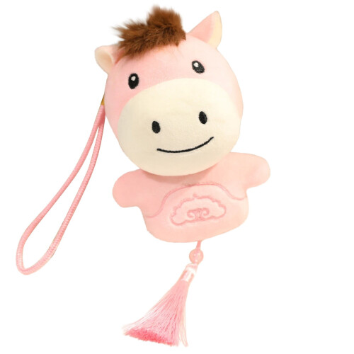 Pony Plush Keychain Cute Stuffed Pendant 1pc