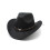 Dewenwils Western Cowboy Top Hat Felt Hat Black 1