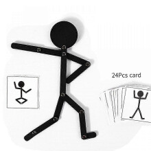 Classic Wooden Athlete Toy - Fine Motor Skills Trainer for Early Childhood Development