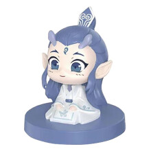 Nezha beeldje voor op het bureau, cartoonfiguur, willekeurig speelgoed voor filmfans, kinderen, meisjes