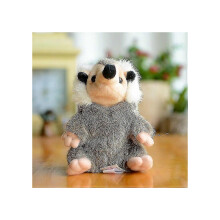 Igel-Plüschtiere für Kinder, wilde Igel, grau, lebensecht, liebenswert, Geschenke, Kawaii, Simulation,