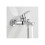 Robinet mitigeur de baignoire/douche en laiton chromé 1
