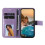 Purple PU Leather Flip Wallet Case for iPhone Air 6.5 inch 3