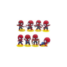 Milieuvriendelijke heldenactiefigurenset: 8-delige miniaturen voor rollenspel en creatieve verhalen
