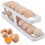 Egg Holder For Refrigerator, Automatically Rolling Egg Storage Container, 2 Tier Rolling Egg Dispenser 1