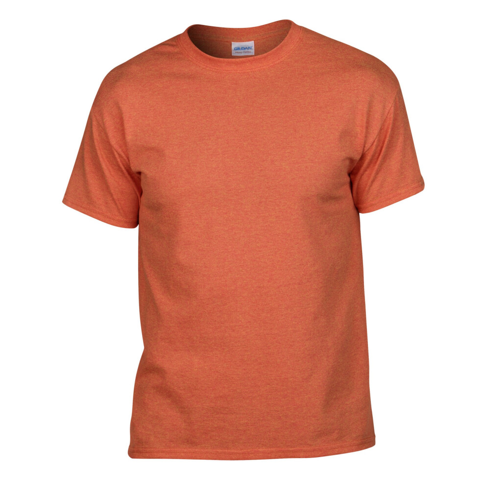 Gildan (S, Sunset) Unisex Adult Heavy Cotton T-Shirt