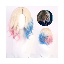 Enid Sinclair Cosplay Wig Addams Wednesday Colour Wig Halloween Carnival Prop