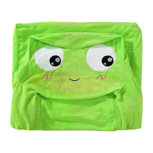 2 In 1 Plush Foldable Kids Sofa Backrest Armchair Foldable Children Sofa Cute