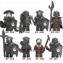 Blocs de construction pour une armée d'Orques de la Terre du Milieu - 8 figurines articulées détaillées