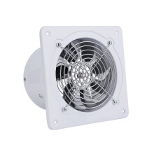 4 Inch Utility Blower Fan, 220 V , Low Noise Ventilator Extractor Wall Ventilator Duct Fan White From