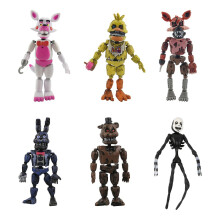 Five Nights At Freddy's Leksaksfigurer 2 Generation Monteringsversion Set