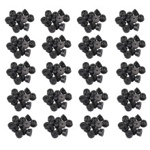 Piedini in gomma antiscivolo conici per mobili, 22 mm x 10 mm, 12 pezzi