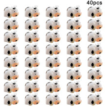 Nouveauté 2024 : 40 figurines miniatures de vaches en résine, décor de mousse, pour fêtes et loisirs