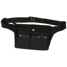 Sac de coiffure noir grand format, pochette pour coiffeur