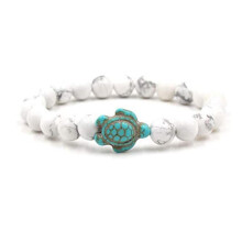 Armband met turkooizen steentje om zeeschildpadden te volgen, stevig en duurzaam, voor vrouwen en meisjes,