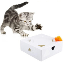 Jouet interactif pour chat, jouet électrique pour chat à ressort, jouet à ressort automatique, jouet