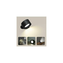 Applique murale LED tactile avec port de chargement USB, commande tactile, 3 niveaux de luminosité,