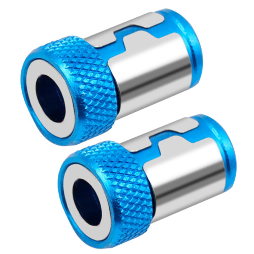 Magnetic Screw Ring Bit Blue for 1/4 Inch Hex Screwdriver 1