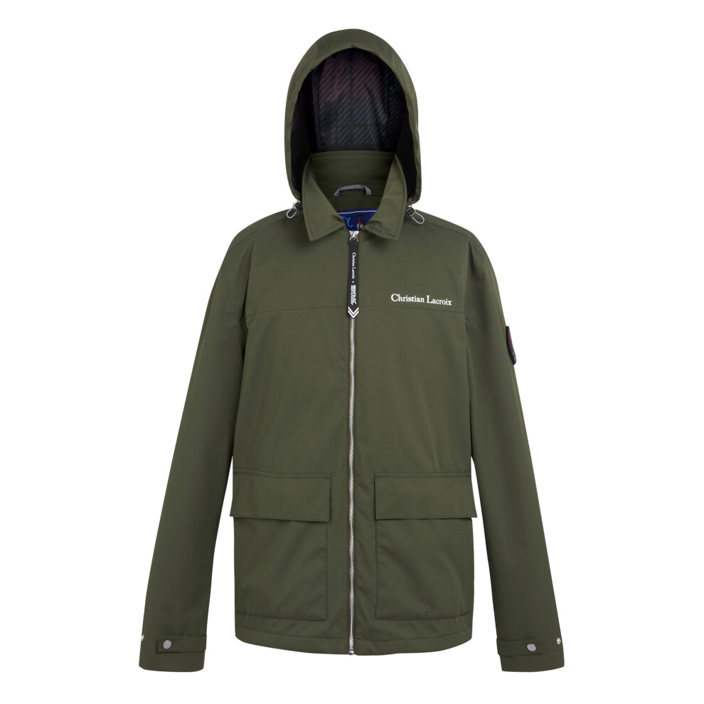 Regatta (S, Dark Khaki) Mens Christian Lacroix Ramatuelle Waterproof Jacket