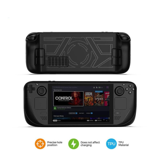 Shell For Steam Deck Game Console Tpu Host Case Shockproof Shockproof Anti-drop Cover For Steam Deck